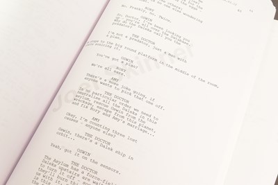 Lot 68 - DOCTOR WHO - ASYLUM OF THE DALEKS (2012) - ORIGINAL PRODUCTION SCRIPT