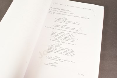 Lot 76 - DOCTOR WHO - THE CRIMSON HORROR (2013) - ORIGINAL PRODUCTION SCRIPT
