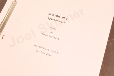 Lot 89 - DOCTOR WHO - THE POWER OF THREE (2012) - ORIGINAL PRODUCTION SCRIPT