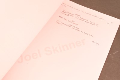 Lot 89 - DOCTOR WHO - THE POWER OF THREE (2012) - ORIGINAL PRODUCTION SCRIPT