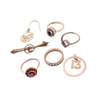 Lot 431 - COLLECTION Of 9CT GOLD JEWELLERY