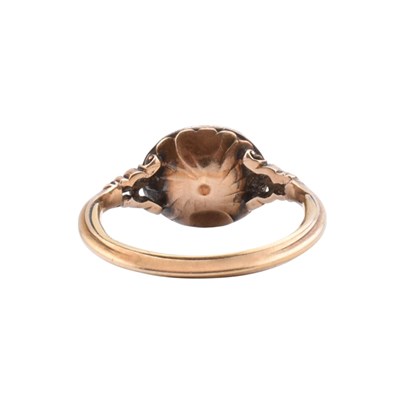 Lot 18 - 19TH CENTURY GEORGIAN DIAMOND CLUSTER RING