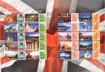Lot 477 - COLLECTION OF CONTEMPORARY ROYAL MAIL SMILERS STAMP SHEETS