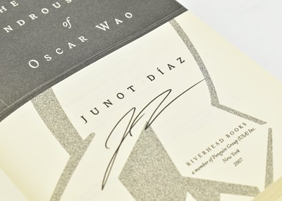 Lot 118 - DIAZ, JUNOT. TWO SIGNED FIRST EDITIONS - THE BRIEF WONDROUS LIFE OF OSCAR WAO & DROWN