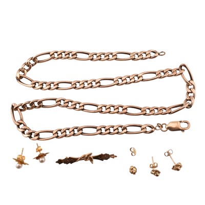 Lot 230 - COLLECTION OF GOLD JEWELLERY