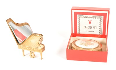 Lot 204 - TWO VINTAGE MID CENTURY BEAUTY COMPACT CASES
