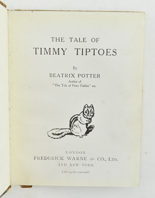 Lot 83 - POTTER, BEATRIX. EIGHT 1910-1920 EARLY EDITIONS IN ORIG. BOARDS