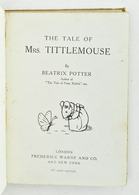 Lot 83 - POTTER, BEATRIX. EIGHT 1910-1920 EARLY EDITIONS IN ORIG. BOARDS