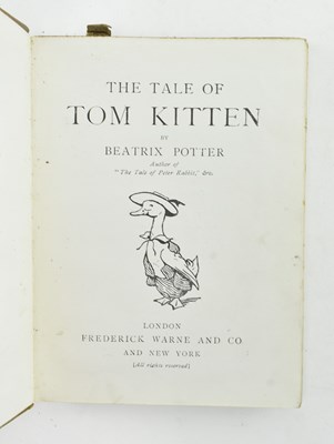 Lot 83 - POTTER, BEATRIX. EIGHT 1910-1920 EARLY EDITIONS IN ORIG. BOARDS