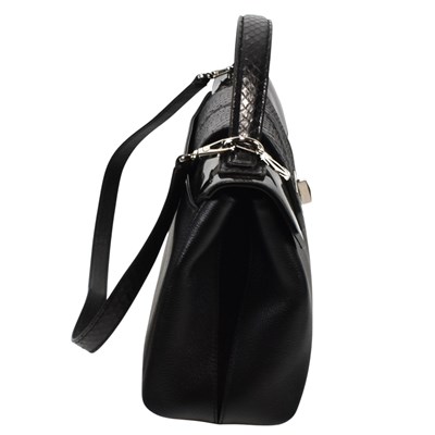 Lot 512 - CARTIER HIGH SOCIETY BLACK LEATHER HANDBAG