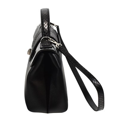 Lot 512 - CARTIER HIGH SOCIETY BLACK LEATHER HANDBAG