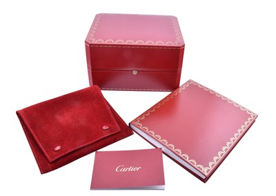Lot 10 - 18CT GOLD CARTIER TANK FRANCAISE LADY'S WRISTWATCH