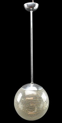 Lot 117 - ITALIAN VENETIAN MID CENTURY LUSTRE BLOWN GLASS CEILING PENDANT LIGHT
