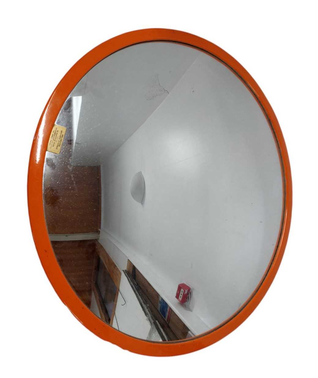 Lot 106 - VINTAGE FIBREGLASS CONVEX ROADSIDE MIRROR