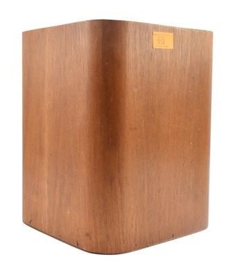 Lot 512 - VINTAGE MID CENTURY BENTWOOD SQUARED WASTE PAPER BASKET BIN