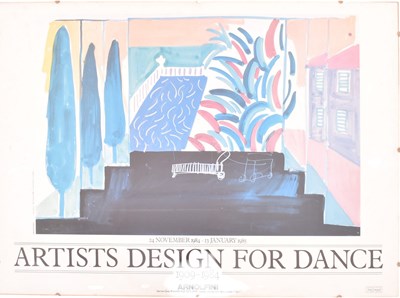 Lot 619 - ARTISTS DESIGN FOR DANCE 1909-1984 - ARNOLFINI GALLERY 1985 POSTER