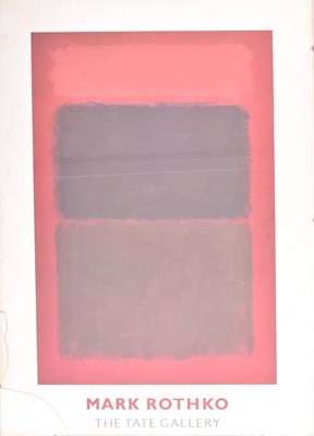 Lot 382 - MARK ROTHKO - THE TATE GALLERY - 1989 EXHIBITION POSTER