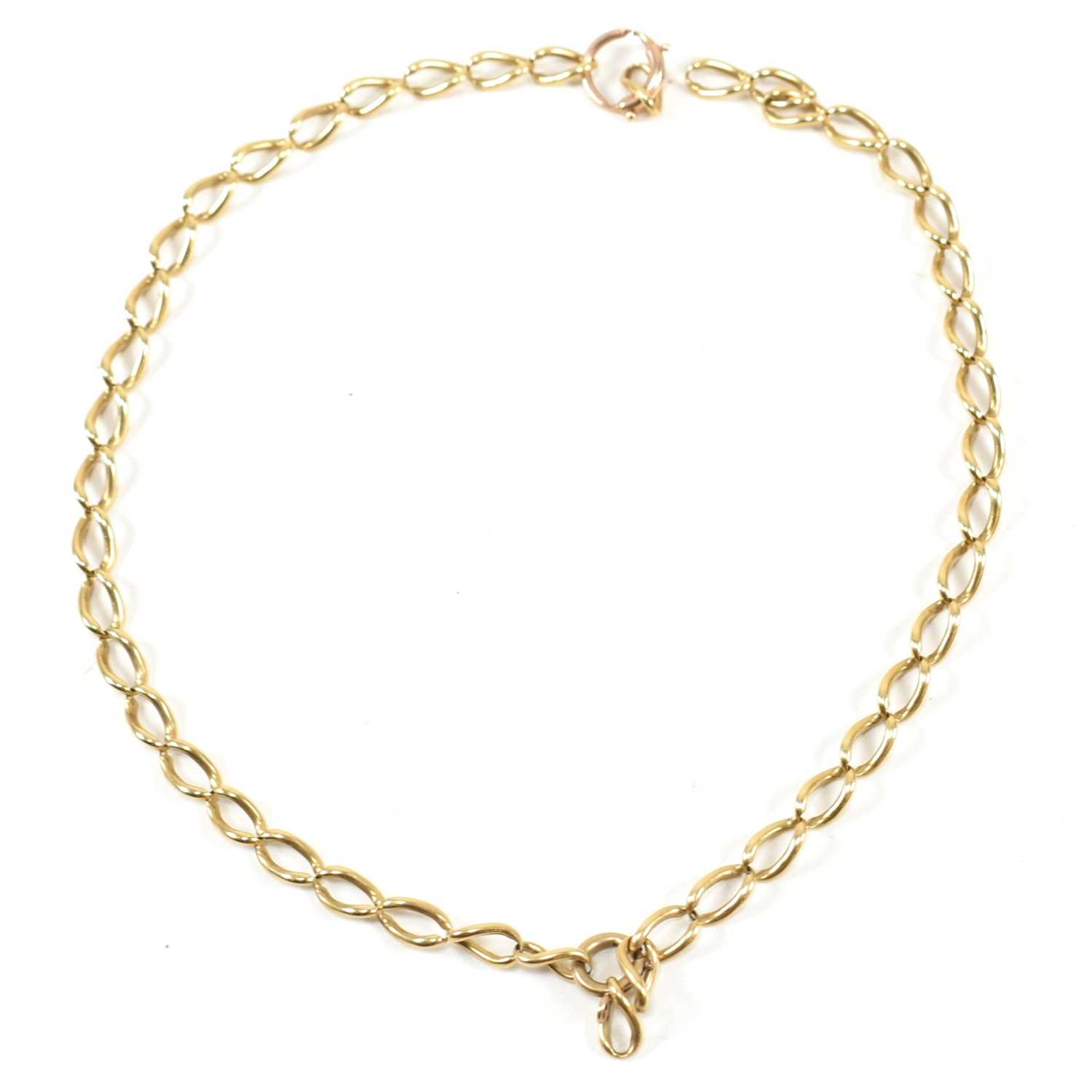 Lot 58 - 18CT GOLD CURB LINK CHAIN AF