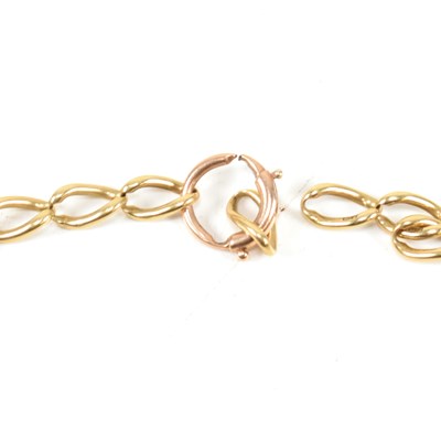 Lot 58 - 18CT GOLD CURB LINK CHAIN AF