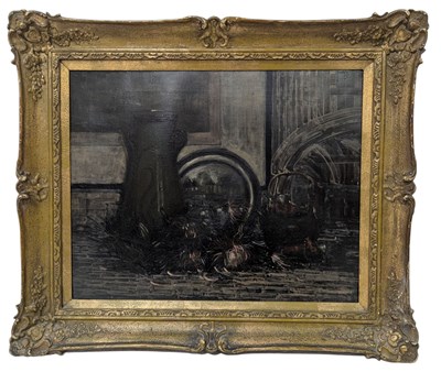 Lot 291 - WILLIAM PRITT (1870-1944) - 19TH CENTURY OIL ON CANVAS STILL LIFE