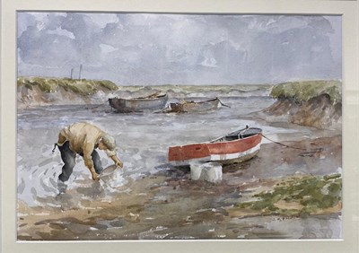Lot 52 - J M PICKIN ( 20TH CENTURY) - WATERCOLOUR ON PAPER PAINTING