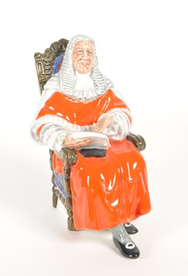 Lot 17 - ROYAL DOULTON - 1971 PORCELAIN THE JUDGE CHARACTER FIGURE HN 2443
