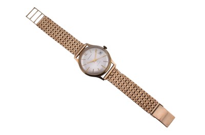 Lot 26 - HALLMARKED 9CT GOLD GARRARD AUTOMATIC WRISTWATCH