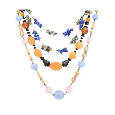 Lot 255 - COLLECTION OF ART DECO NECKLACES