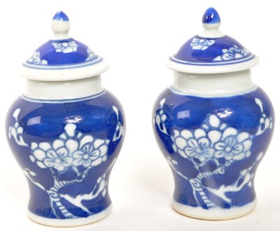 Lot 374 - TWO 20TH CENTURY CHINESE GINGER JARS