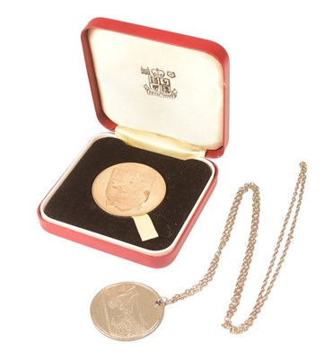 Lot 33 - LOCAL INTEREST - BRISTOL SUSPENSION BRIDGE TOKEN & COMMEMORATIVE MEDAL