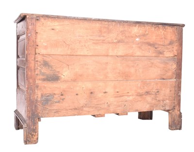 Lot 957 - LARGE 17TH CENTURY OAK MULE CHEST COFFER