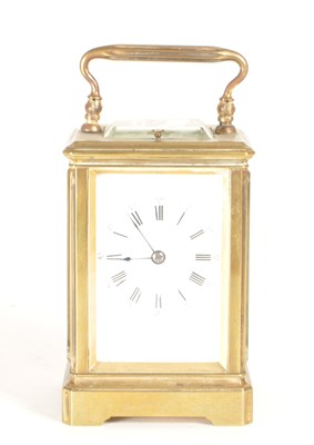 Lot 276 - EARLY 20TH CENTURY VINTAGE BRASS CARRIAGE CLOCK