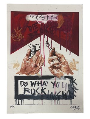 Lot 28 - PRESTON PAPERBOY (BRITISH 1992) - DO WHAT YOU FUCKING WANT
