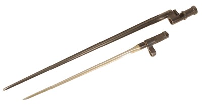 Lot 189 - TWO RUSSIAN CRUCIFORM SOCKET BAYONETS