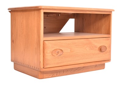 Lot 387 - ERCOL - MODEL 1130 - SOLID ELM TV UNIT