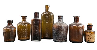 Lot 74 - COLLECTION OF EARLY 20TH CENTURY GLASS VINTAGE ADVERTISING BOTTLES