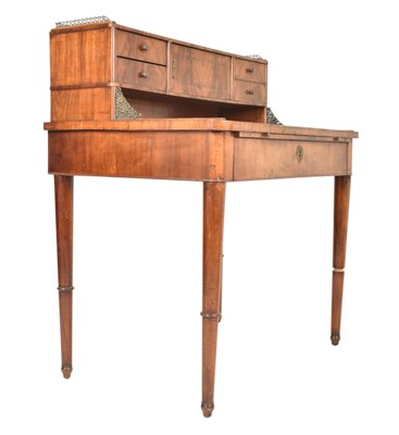 Lot 364 - FRENCH 19TH CENTURY CIRCA 1840 MAHOGANY BONHEUR DU JOUR