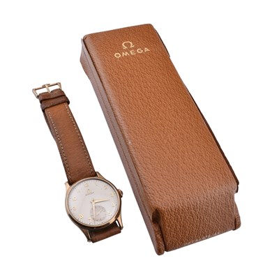 Lot 165 - OMEGA 1970S 9CT GOLD GENTLEMANS WRISTWATCH