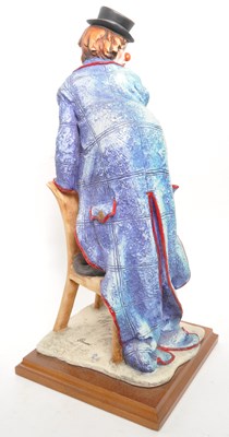 Lot 192 - VINATGE CAPODIMONTE ARMANI CLOWN FIGURINE