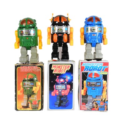 Lot 429 - RETRO TOYS - X3 MONSTER ROBOTS