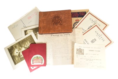 Lot 207 - COLLECTION OF WWII EMPHEMERA RELATING TO THE RAOC