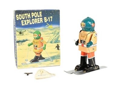 Lot 518 - TINPLATE TOYS - VINTAGE JAPANESE SOUTH POLE EXPLORER ROBOT