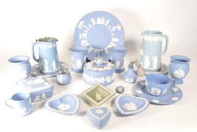 Lot 32 - WEDGWOOD - JASPERWARE - COLLECTION OF 20TH CENTURY BISQUE PORCELAIN