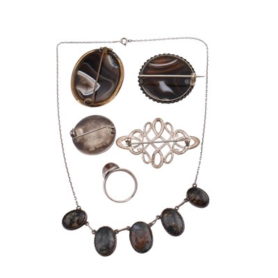 Lot 189 - COLLECTION OF SILVR JEWELLERY