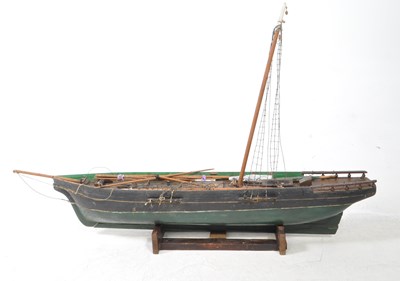 Lot 231 - VINTAGE 20TH CENTURY SCRATCH BUILT MODEL SHIP