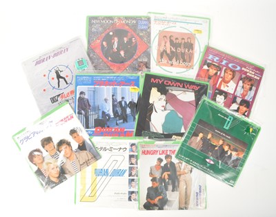 Lot 405 - 1980S DURAN DURAN JAPANESE IMPORT VINYL 45 RECORD SINGLES