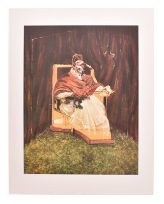 Lot 324 - AFTER FRANCIS BACON (1909-1992) - PORTRAIT OF POPE INNOCENT XI - LIM ED POSTER