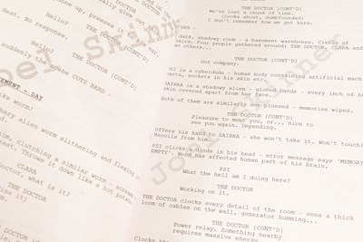 Lot 103 - DOCTOR WHO - TIME HEIST (2014) - ORIGINAL PRODUCTION SCRIPT
