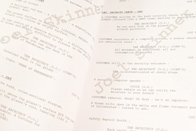 Lot 103 - DOCTOR WHO - TIME HEIST (2014) - ORIGINAL PRODUCTION SCRIPT