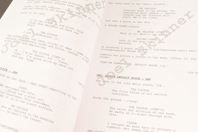Lot 103 - DOCTOR WHO - TIME HEIST (2014) - ORIGINAL PRODUCTION SCRIPT